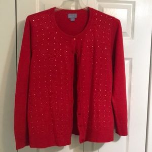 Laura Scott long sleeve sparkle cardigan